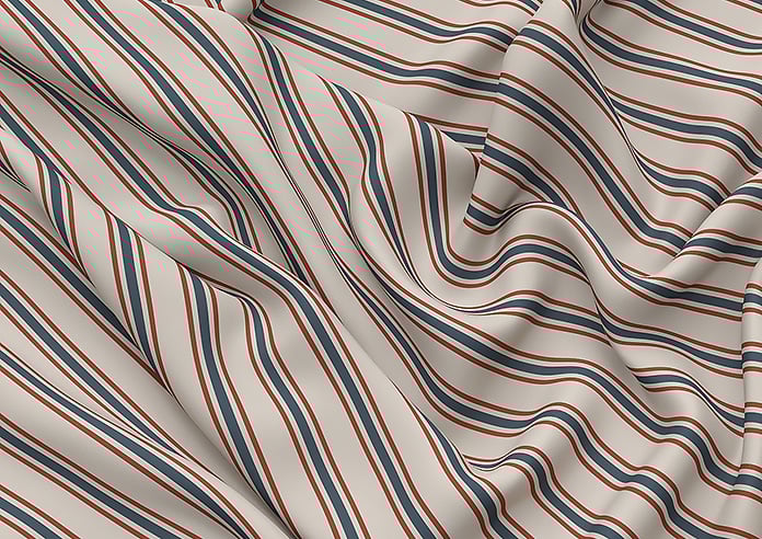 The British Stripe Co. Mary, Teignbridge No.2 - Roman Blind - Image 4